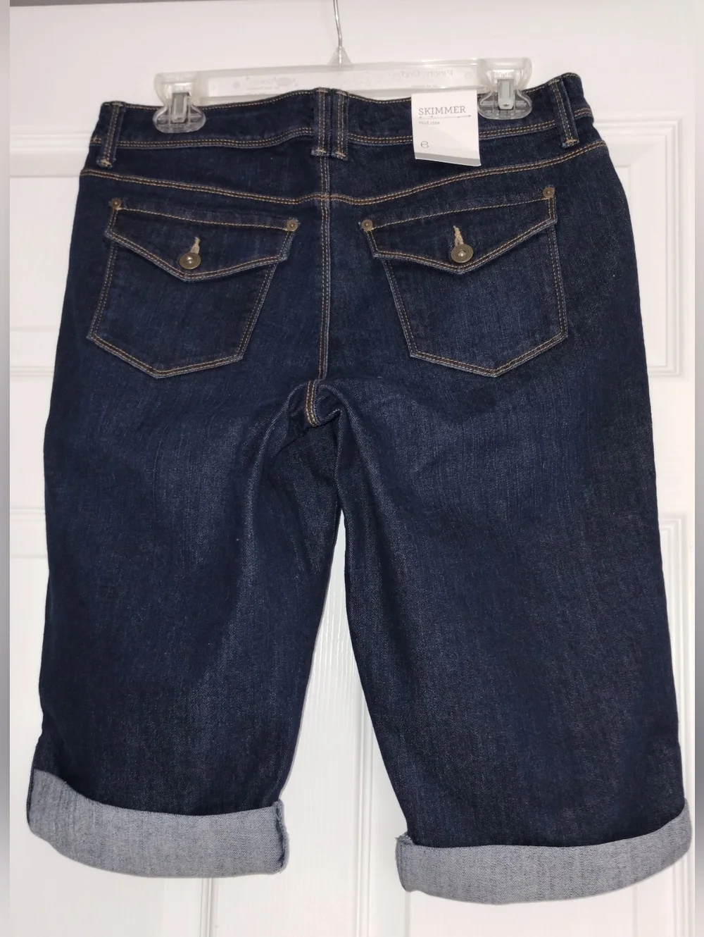 Style & Co. Light Blue Denim Skimmer Shorts